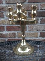 ZWARE KOPEREN KANDELAAR VOOR 7 KAARSEN IN ZEER GOEDE STAAT, Antiek en Kunst, Antiek | Brons en Koper, Ophalen of Verzenden, Koper