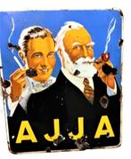 Emaille bord AJJA, Ophalen, Gebruikt, Reclamebord