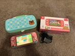 Switch Lite (Coral) Animal Crossing: New Horizons Pack + NSO, Games en Spelcomputers, Verzenden, Zo goed als nieuw