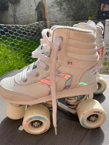 Patin à roulettes enfant QUAD 100 JR blanc holographic disponible aux enchères