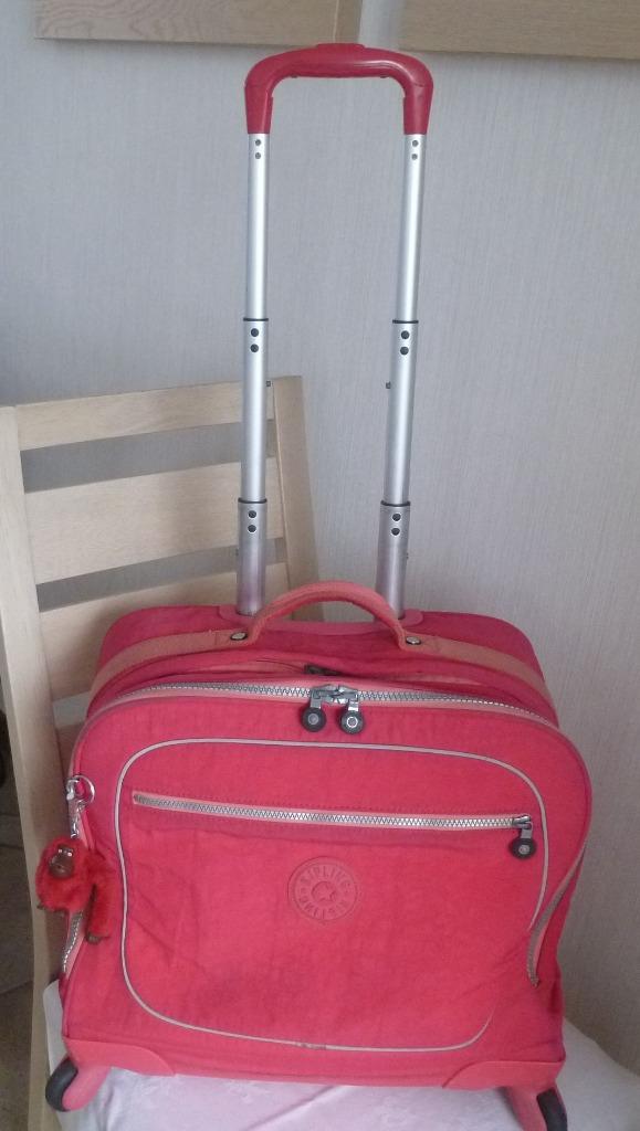 Kipling Trolley 4 wielen 360 + aap, Handtassen en Accessoires, Tassen | Schooltassen, Gebruikt, Aktetas of Boekentas, 40 tot 50 cm