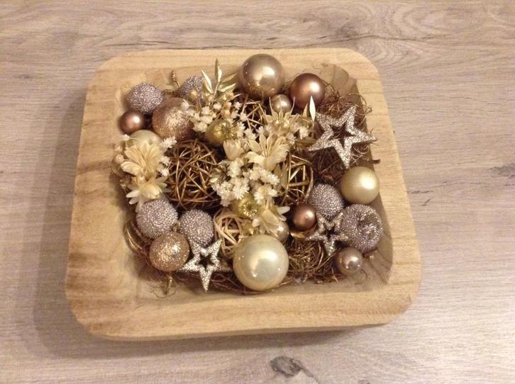 Kerst sierschotel (24x24 cm), Diversen, Kerst, Gebruikt, Ophalen of Verzenden