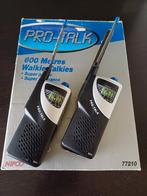 2 Walkie Talkies Pro Talk, Telecommunicatie, Portofoons en Walkie-talkies, Ophalen, Gebruikt