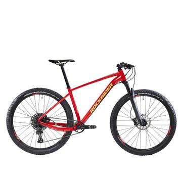 MTB crosscountry XC 120 alu frame rood - Maat L (175 - 184)