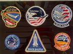 6 patches Columbia space shuttle missies, Verzamelen, Luchtvaart en Vliegtuigspotten, Ophalen of Verzenden