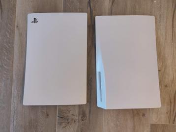 Plaques de protection pour Playstation 5 blanches, Enlèvement, Utilisé, Playstation 5