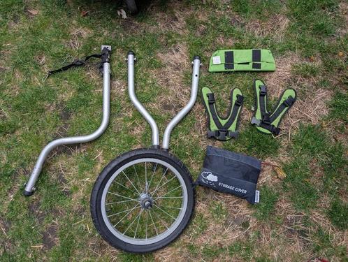 Croozer kid for 2, Fietsen en Brommers, Fietsaccessoires | Aanhangwagens en Karren, Gebruikt, Kinderkar, Opvouwbaar, Ophalen