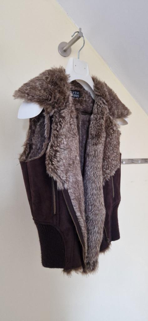 BODYWARMER van het merk YAYA (dames), Vêtements | Femmes, Blousons sans Manches, Comme neuf, Taille 38/40 (M), Brun, Enlèvement