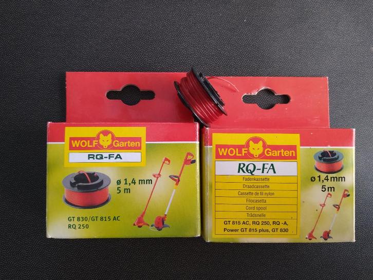 Cassettes à fil RQ-FA pour coupe-herbe Wolf Garten, Jardin & Terrasse, Coupe-bordures, Neuf, Enlèvement ou Envoi