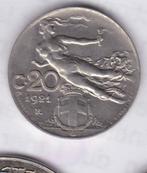 Italiaanse munteenheid: 20 centesimi 1921, Ophalen of Verzenden, Italië, Losse munt