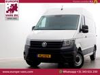 Volkswagen Crafter 35 2.0 TDI 140pk L3H3 (L2H2) Airco/Navi/C, Auto's, Wit, Bedrijf, 266 g/km, Onderhoudsboekje