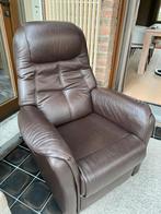 Lederen relaxzetel met liftfunctie HUKLA, Huis en Inrichting, Zetels | Zetels, Ophalen, Gebruikt, Eenpersoons, Zweeds