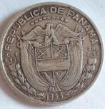 PANAMA : 1/10 BALBOA 1953 XF ZILVER .900, Verzenden, Midden-Amerika, Losse munt, Zilver