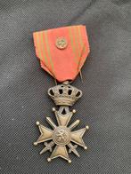 Lot 40 medaille Leopold III massive unibloc, Ophalen of Verzenden