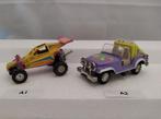 Vintage Duo MCtoy Car Miniatures - Buggy et Jeep - Neuf, Comme neuf, MC Toy, Voiture, Enlèvement ou Envoi
