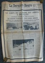 oude krant La Dernière Heure 31 aout 1935, Verzamelen, Ophalen of Verzenden, Gebruikt, Overige typen