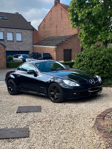 Mercedes SLK200 Kompressor, Auto's, Mercedes-Benz, Euro 5, Achterwielaandrijving, Zwart, Cabriolet