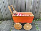 Vintage Sigikid houten poppenwagen jaren 70, Kinderen en Baby's, Ophalen, Gebruikt, Rij- of Hobbelspeelgoed