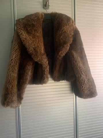 Faux furr   Bontjas in nep bont, Kleding | Dames, Jassen | Winter, Bruin, Ophalen of Verzenden, Zo goed als nieuw, ANDERE
