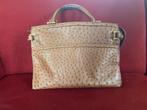 Handtas in struisvogelleer, Enlèvement ou Envoi, Comme neuf, Sac à main
