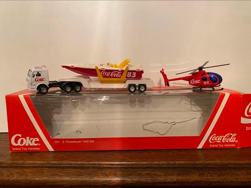Coca-Cola Coca-Cola truck en helikopters, Hobby en Vrije tijd, Modelbouw | Auto's en Voertuigen, Nieuw, Truck, Ophalen of Verzenden