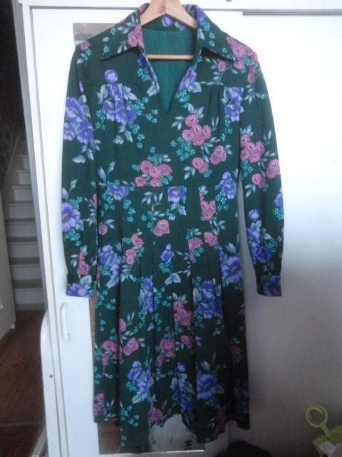 zelfgemaakte jurk, Kleding | Dames, Jurken, Gedragen, Maat 38/40 (M), Onder de knie, Ophalen of Verzenden