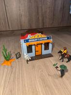 Playmobil meeneem westernstad, Ophalen, Zo goed als nieuw, Complete set