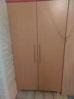 Slaapkamer meubels: kleerkast, enkel bed, nachtkastje, Enlèvement, Comme neuf