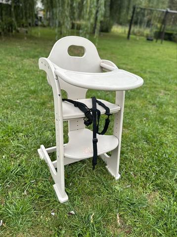 Kinderstoel tiamo wood collection grijs beschikbaar voor biedingen