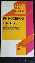Profil d'une oeuvre : RHINOCEROS (Ionesco), Etienne FROIS, Europe autre, Utilisé, Envoi