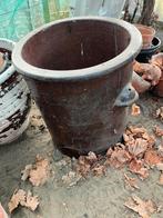 Bloempot, Tuin en Terras, Bloembakken en Plantenbakken, Ophalen, Steen, Gebruikt, Rond