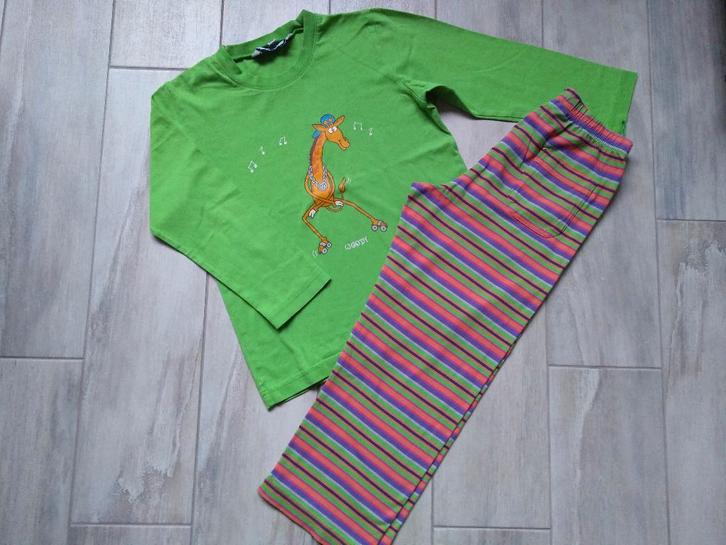 ★ M116 - Pyjama woody thema giraf, Enfants & Bébés, Vêtements enfant | Taille 116, Utilisé, Garçon, Vêtements de nuit ou Sous-vêtements