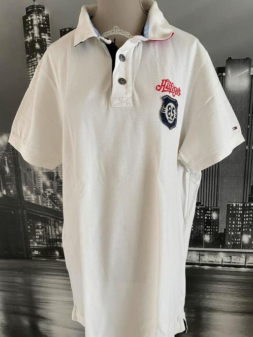 witte polo Tommy Hilfiger XXL, Kleding | Heren, Polo's, Zo goed als nieuw, Overige maten, Wit, Verzenden