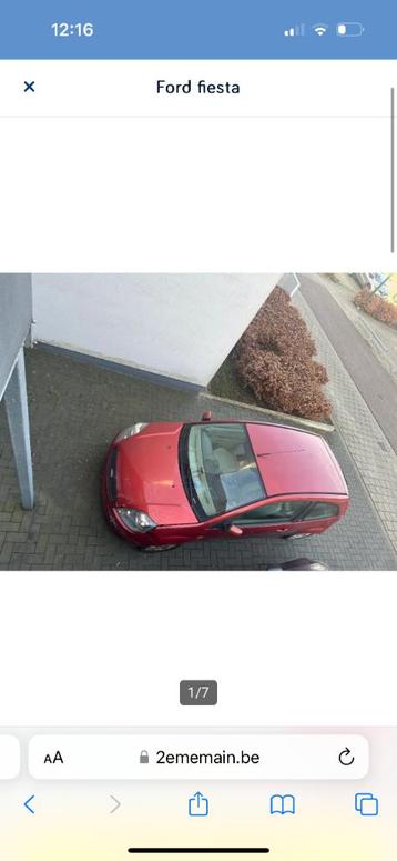 Voiture accidentée, Autos, Rouge, Euro 5, Achat, Beige
