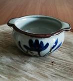 Vintage keramische bowl met handgreepjes, Antiek en Kunst, Ophalen of Verzenden