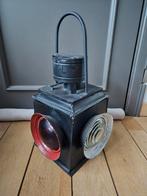 Mooie Italiaanse sein lamp ,4 sporen  systeem, 54 cm hoog., Antiek en Kunst, Curiosa en Brocante, Ophalen of Verzenden