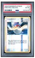 Pokemon POKE BALL Reverse Mirror Holo Foil Platinum PSA 6, Hobby en Vrije tijd, Verzenden, Nieuw, Losse kaart, Foil