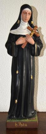 Sint Rita van Cascia 45 cm, Ophalen of Verzenden, Zo goed als nieuw, Beeld(je), Christendom | Katholiek