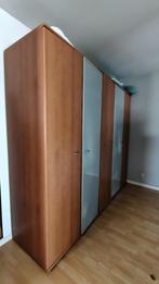 Grote houten kledingkast, Huis en Inrichting, Kasten | Kleerkasten, Ophalen, Gebruikt, 200 cm of meer, Met hangruimte