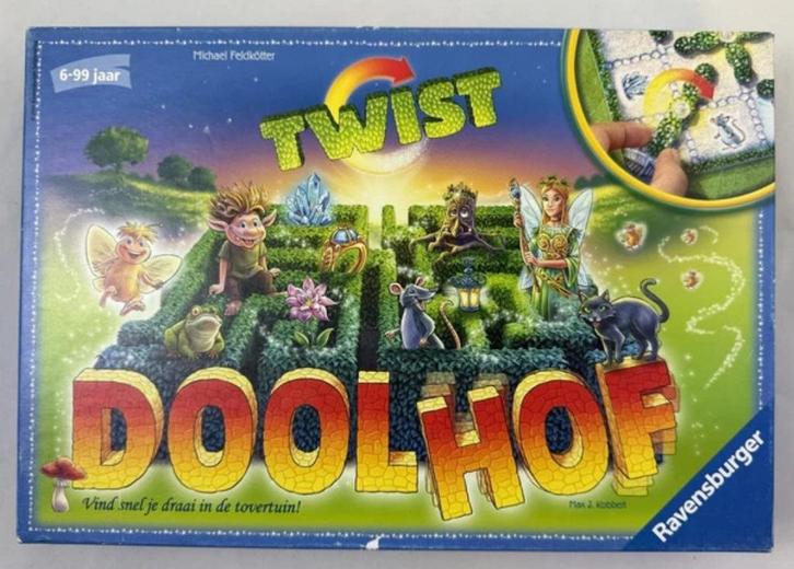 Twist Doolhof Ravensburger gezelschapsspel bordspel spel, Hobby en Vrije tijd, Gezelschapsspellen | Bordspellen, Zo goed als nieuw