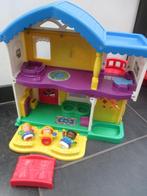 Fisher Price huis met 3 FP popjes en bed. Met # geluiden, Kinderen en Baby's, Speelgoed | Fisher-Price, Speelset, Met geluid, Gebruikt