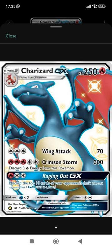 Charizard GX SV49/SV94, Enlèvement ou Envoi, Neuf