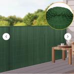 2 x PVC Privacy/Windscherm groen 180cmx500cm, Caravans en Kamperen, Ophalen, Nieuw