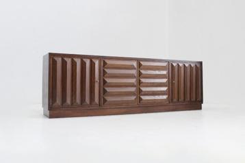 Vintage Spaans Brutalist Sideboard dressoir beschikbaar voor biedingen