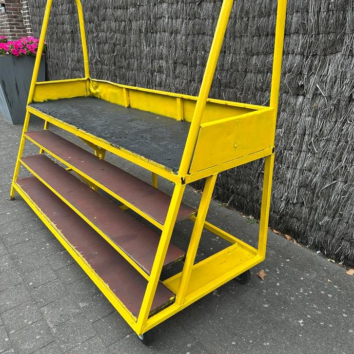 Traplader werkplatform, Doe-het-zelf en Bouw, Ladders en Trappen, Trap, Ophalen of Verzenden