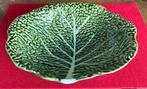 TORLI Saladeschaal met koolblad - Ceramic Portugal, Keramiek, Nieuw, Ophalen of Verzenden, Kom(men)