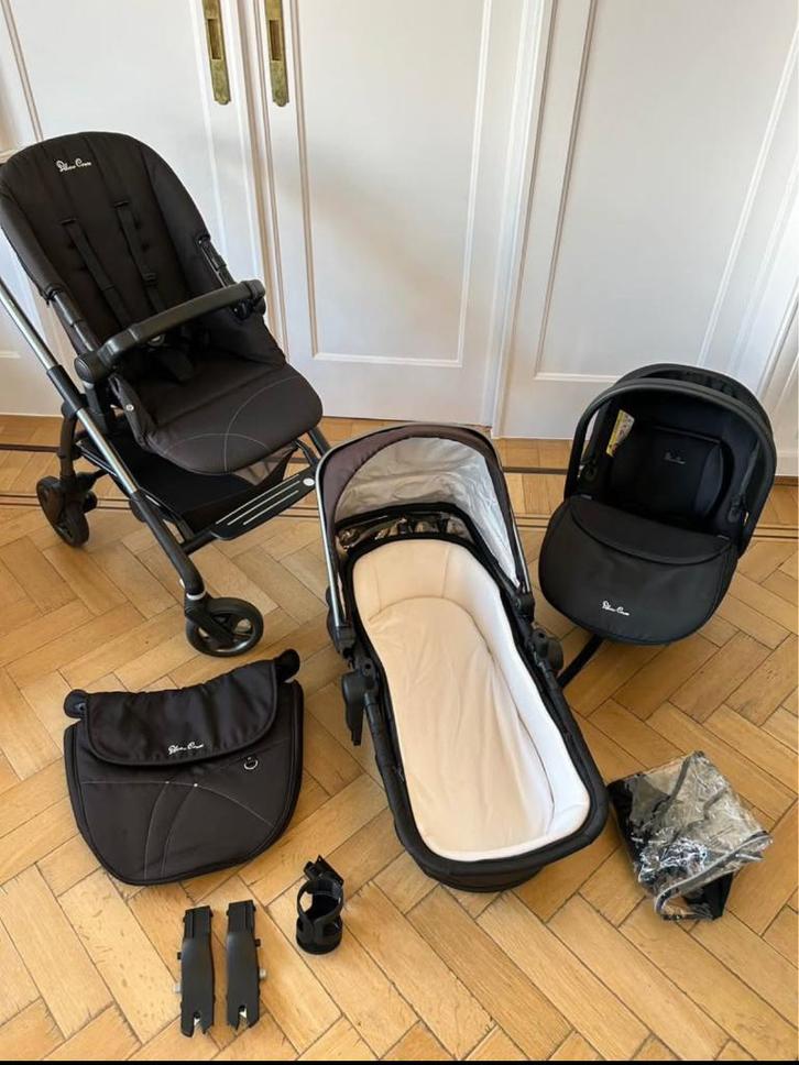 Poussette / landau complet marque Silver Cross, Enfants & Bébés, Poussettes & Combinaisons, Utilisé, Poussette combi, Autres marques