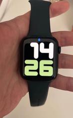 Apple Watch Series 7 45mm, Handtassen en Accessoires, Smartwatches, Zwart, Apple Watch, IOS, Ophalen of Verzenden