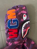 Bape hoodie paars medium, Kleding | Heren, Ophalen of Verzenden, Zo goed als nieuw, Paars