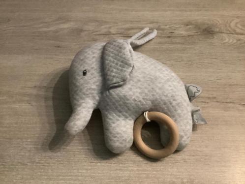 Baby olifant pluche muziekmobiel (17x20 cm), Kinderen en Baby's, Speelgoed | Babyspeelgoed, Zo goed als nieuw, Mobiel, Met geluid